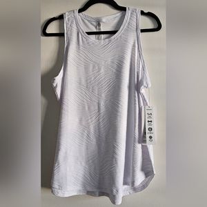 RBX Breezy Textured Tank - White Size  M